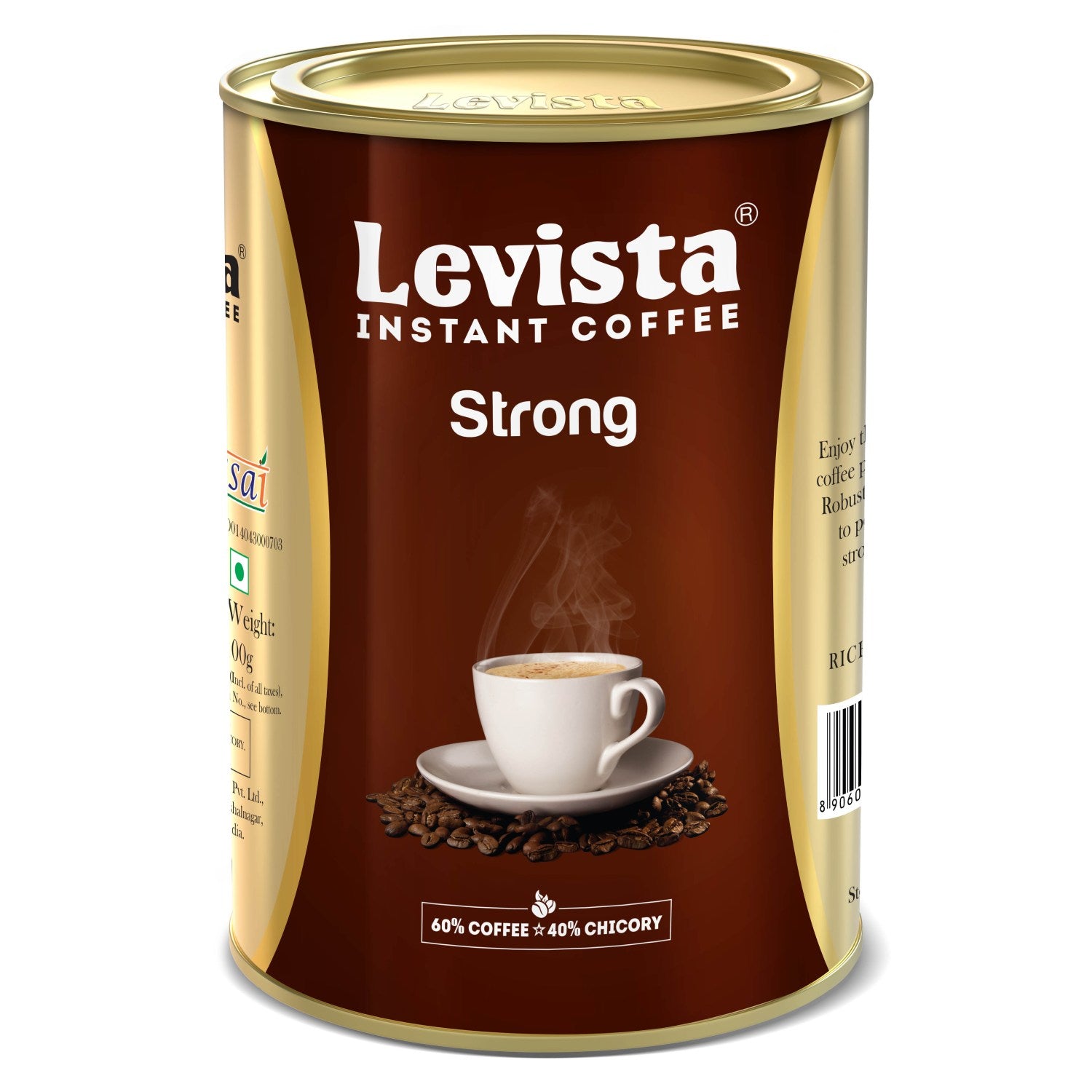 Levista Instant Strong Coffee 100g Can